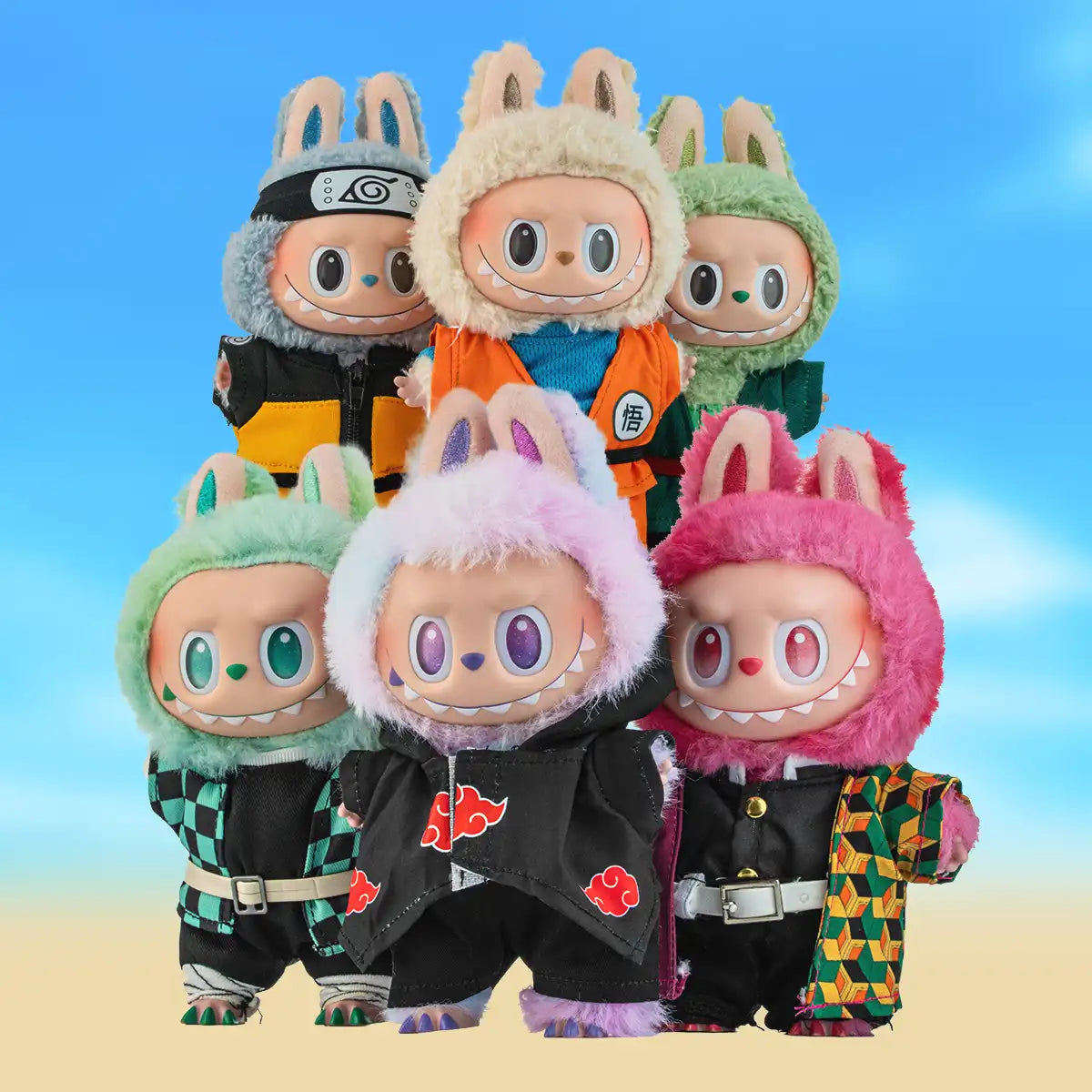 Labubu Monsters Anime Outfits