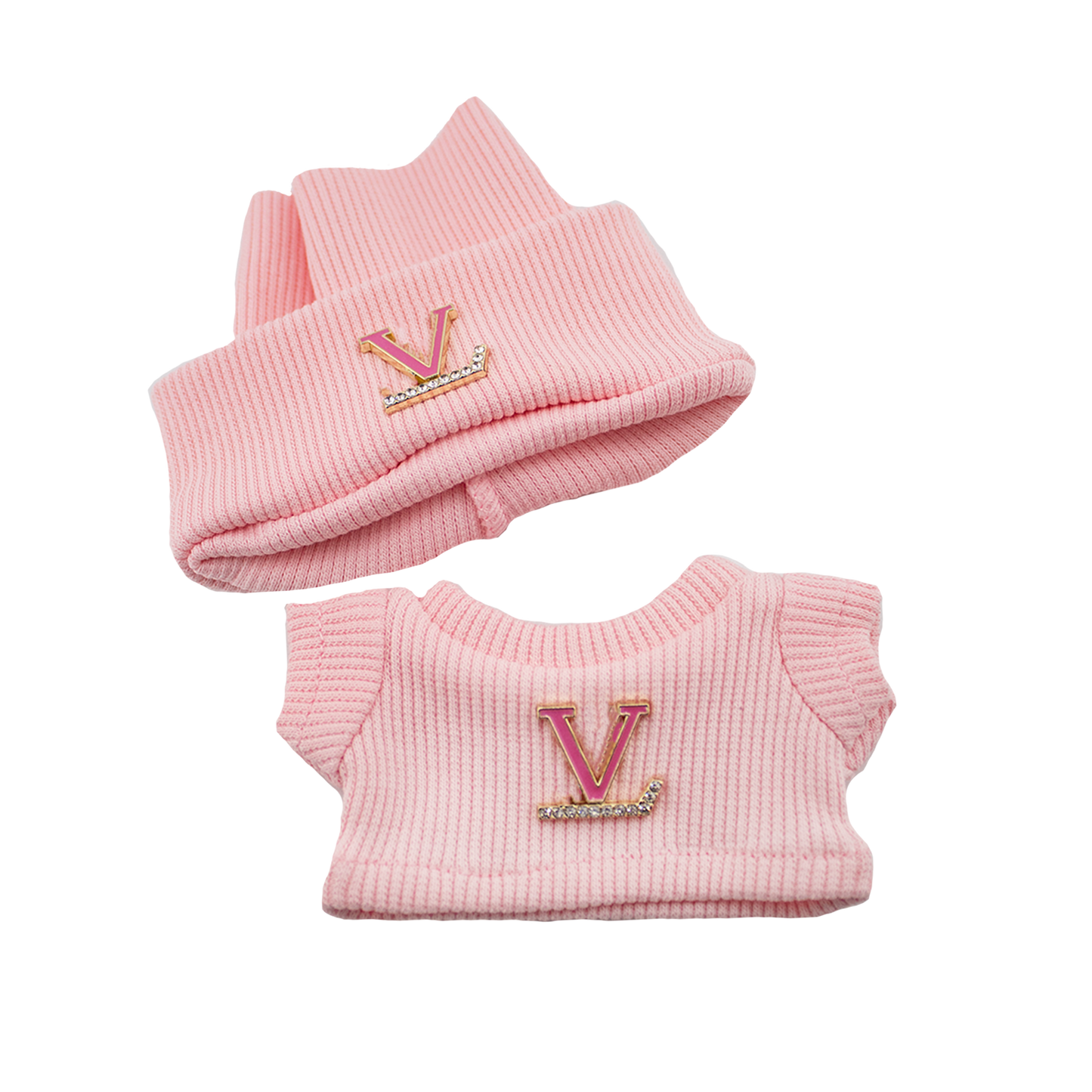 Louie Beanie Set – Pink Edition