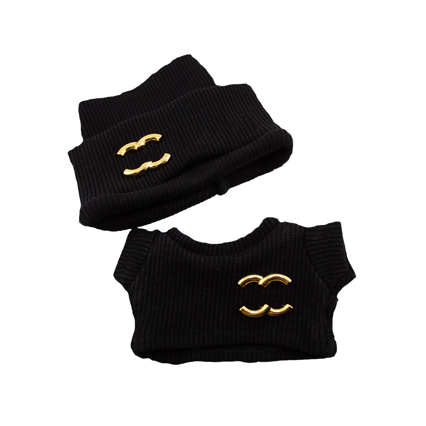 Coco Beanie Set – Black Edition