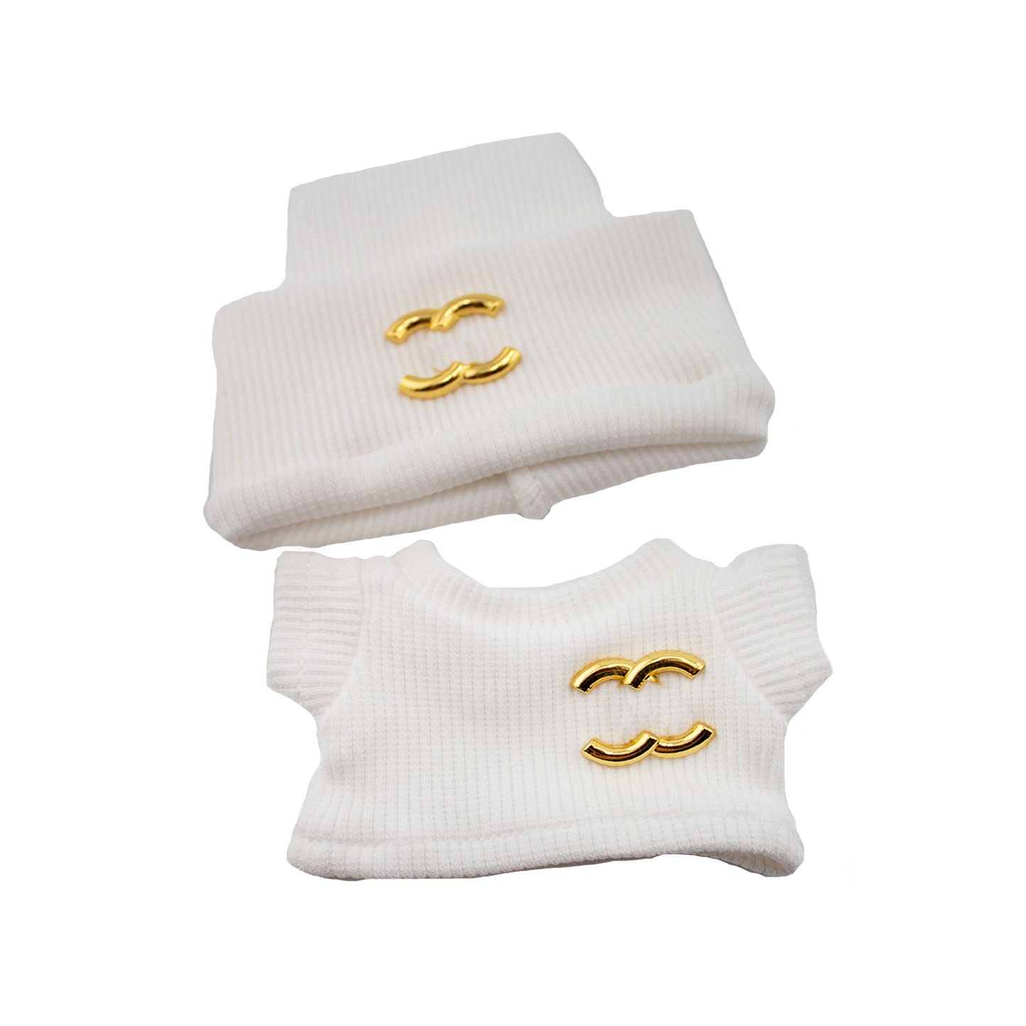 Coco Beanie Set – White Edition